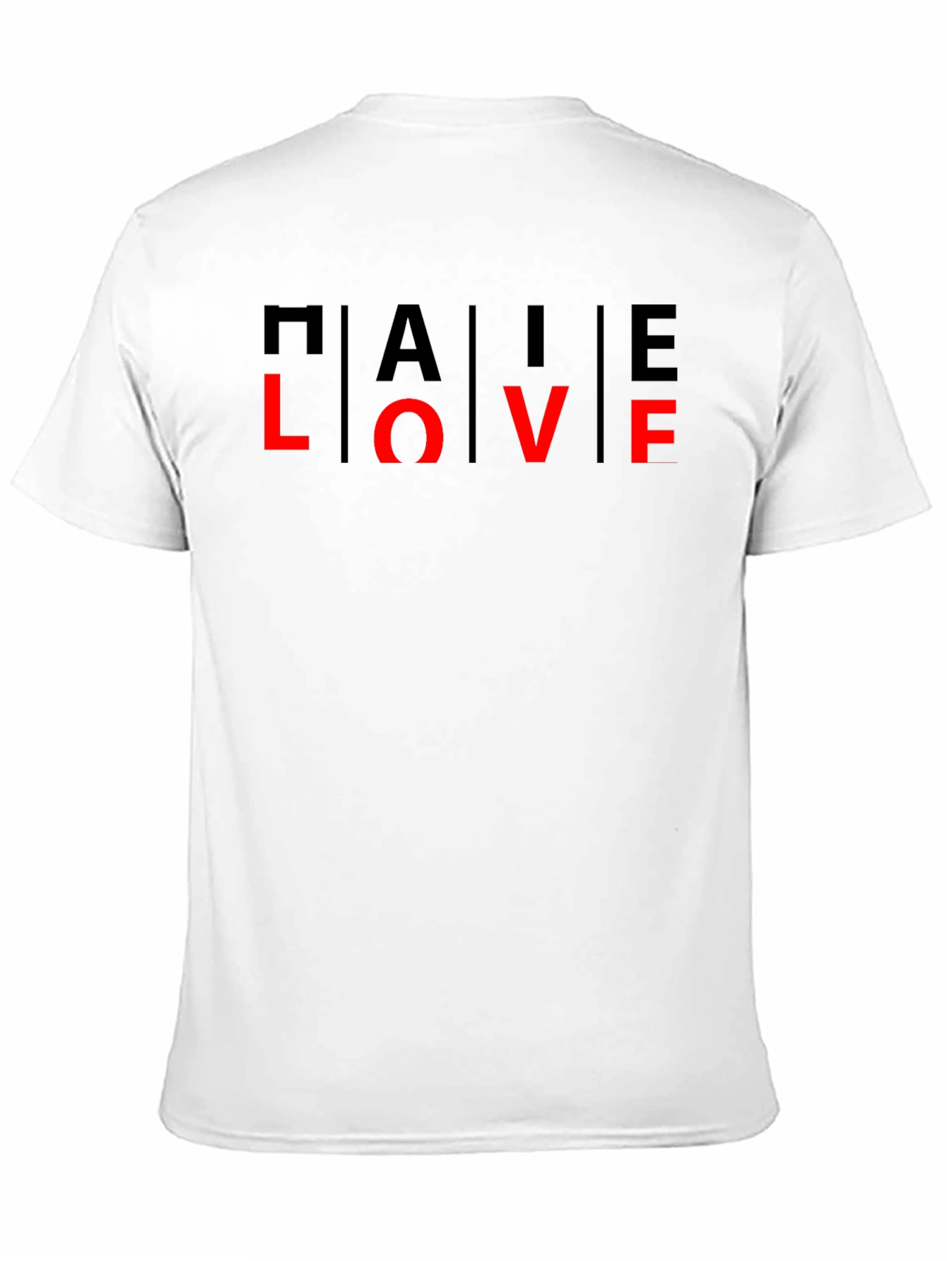 TALE LOVE Graphic T-Shirt - Black Crew Neck Tee