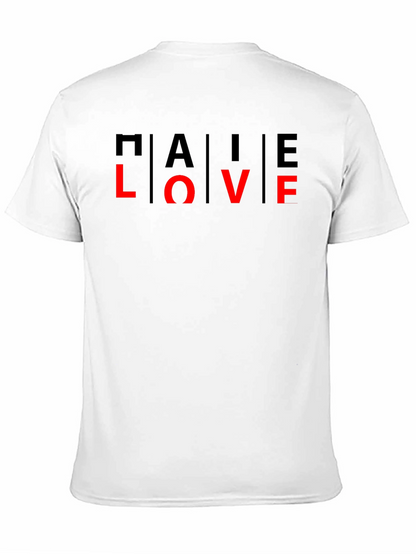 TALE LOVE Graphic T-Shirt - Black Crew Neck Tee
