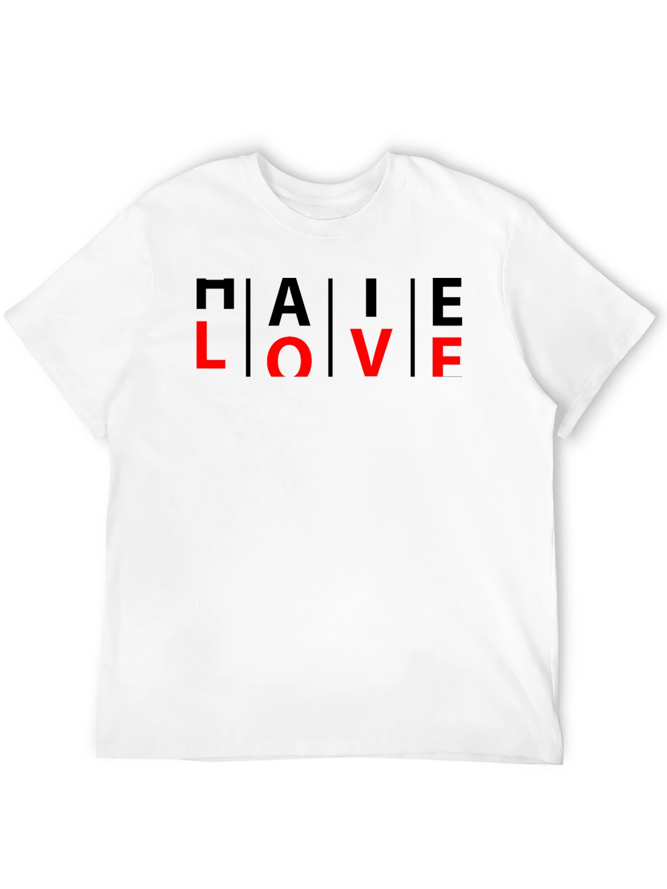 TALE LOVE Graphic T-Shirt - Black Crew Neck Tee