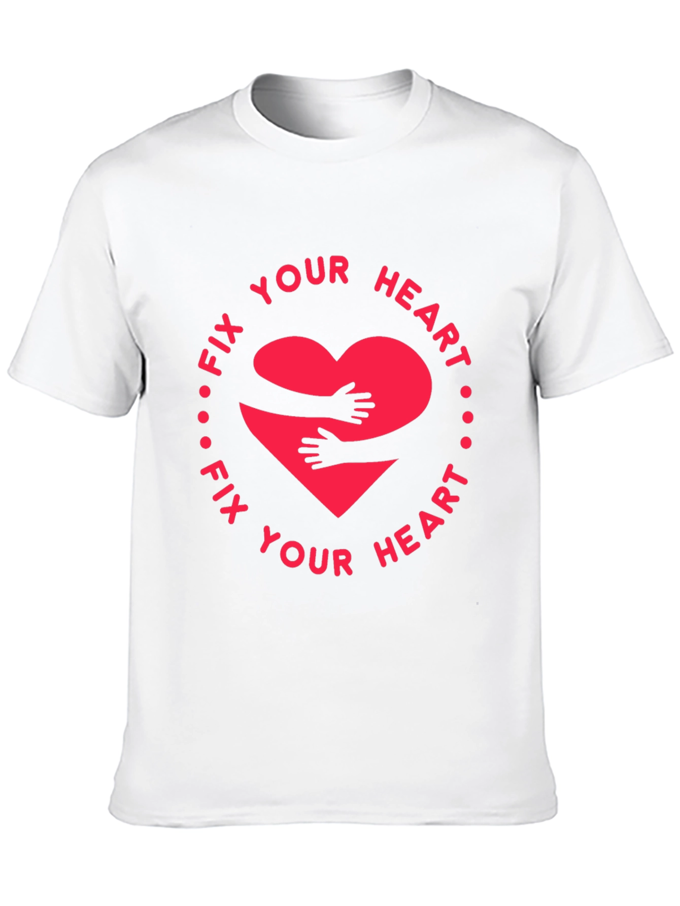 Fix Your Heart Graphic Tee - Black