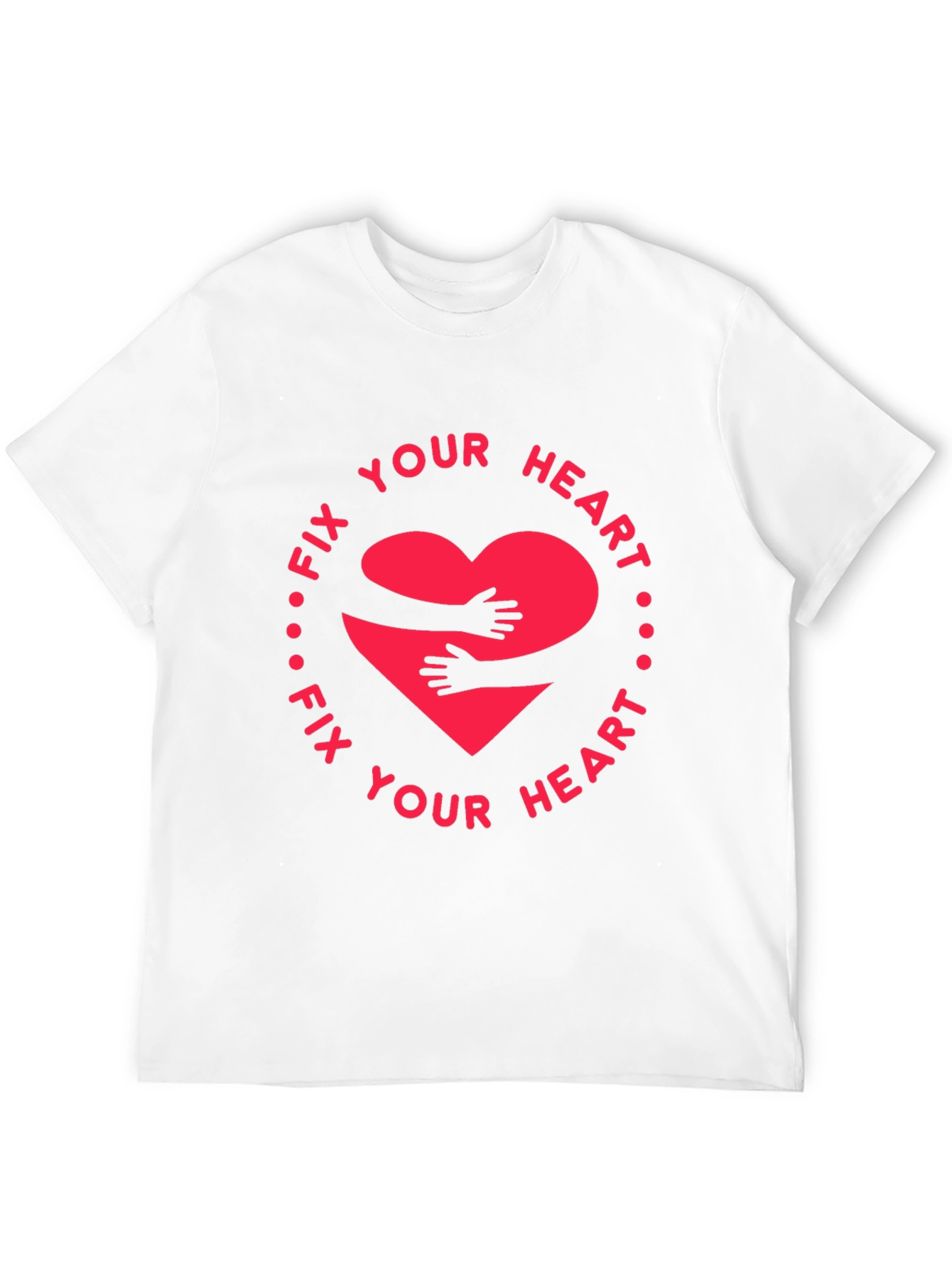 Fix Your Heart Graphic Tee - Black