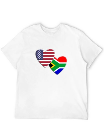 USA & South Africa Hearts T-Shirt