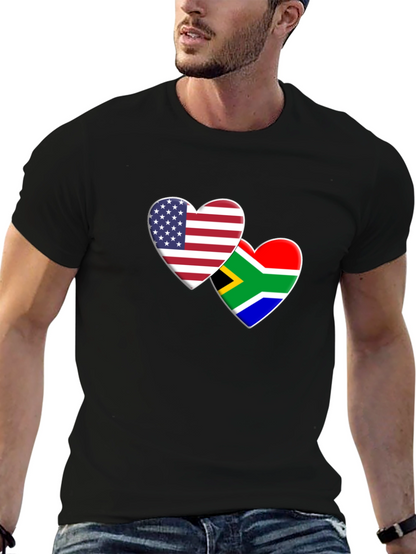 USA & South Africa Hearts T-Shirt