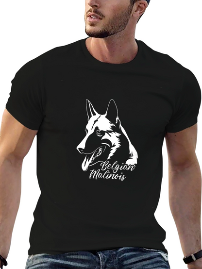 Belgian Malinois Dog T-Shirt - Black