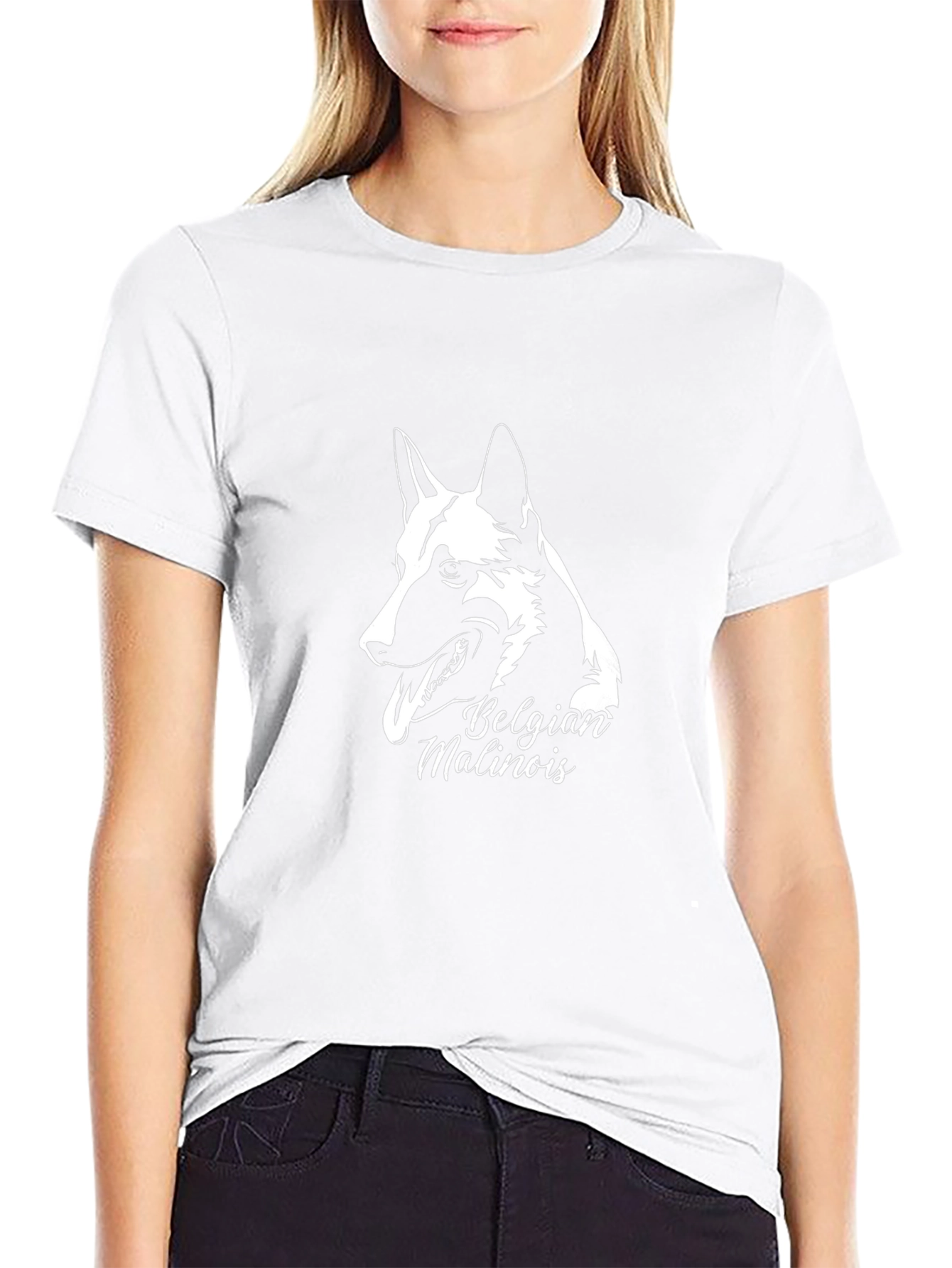 Belgian Malinois Dog T-Shirt - Black