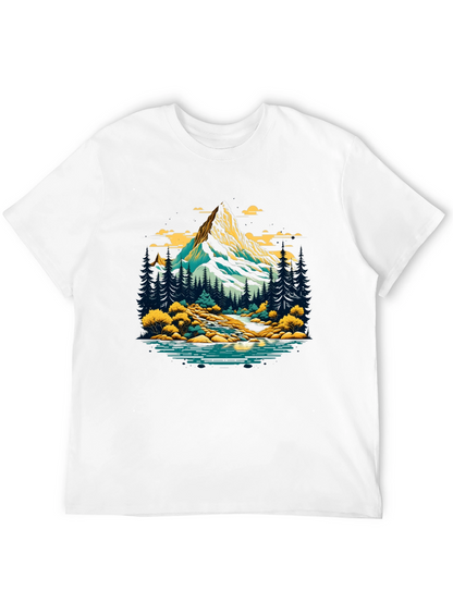 Mountain River Graphic T-Shirt