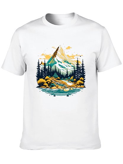 Mountain River Graphic T-Shirt