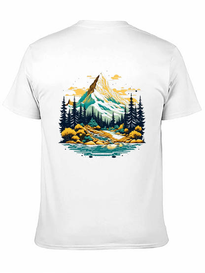 Mountain River Graphic T-Shirt