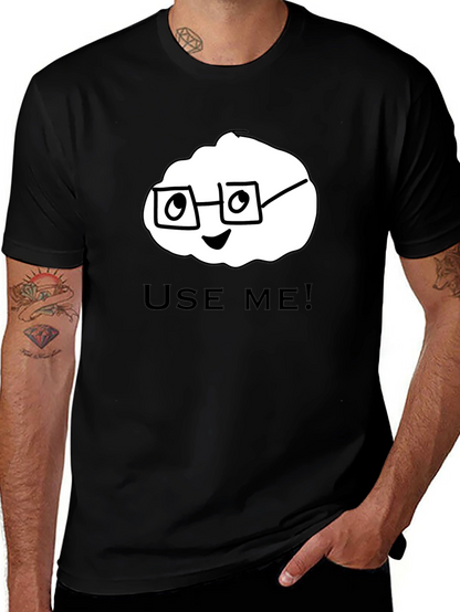 Use Me! Funny Graphic Print Mens T-Shirt