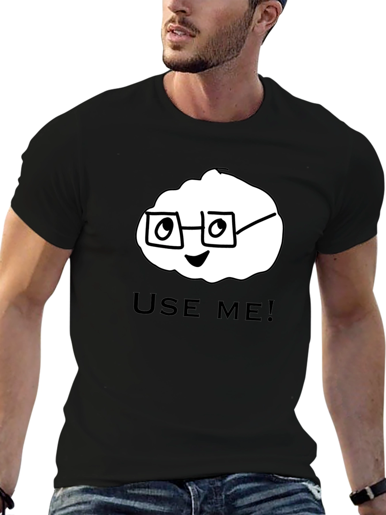 Use Me! Funny Graphic Print Mens T-Shirt
