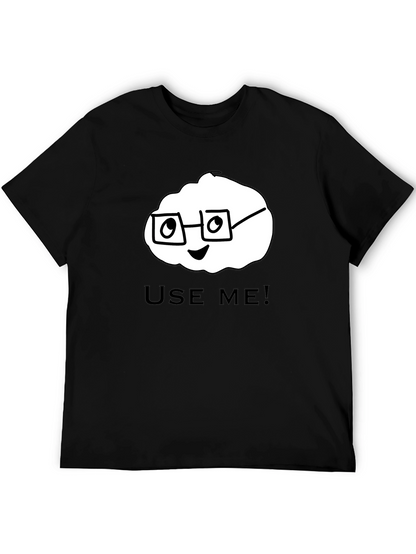 Use Me! Funny Graphic Print Mens T-Shirt