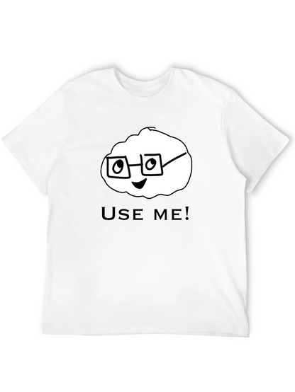 Use Me! Funny Graphic Print Mens T-Shirt