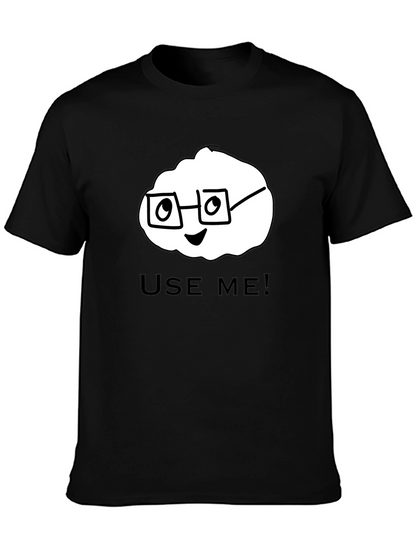 Use Me! Funny Graphic Print Mens T-Shirt