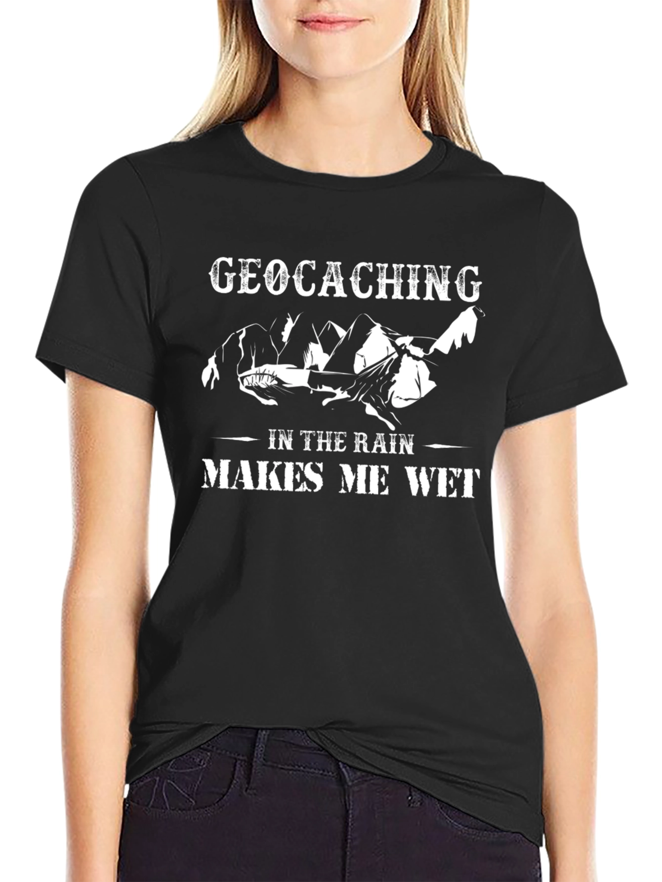 Geocaching in the Rain T-Shirt