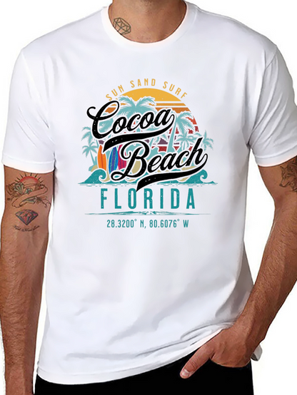 Cocoa Beach Florida Graphic T-Shirt