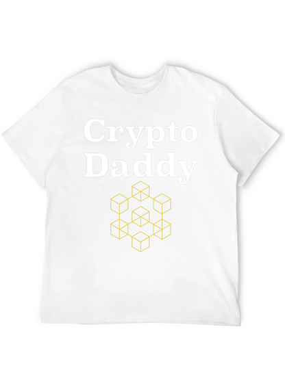 Crypto Daddy Graphic T-Shirt - Black