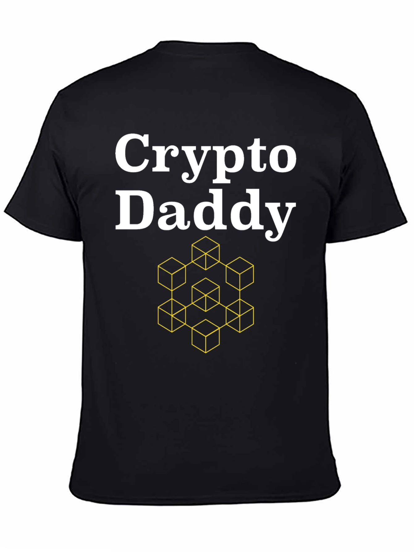 Crypto Daddy Graphic T-Shirt - Black