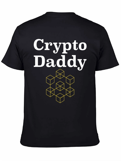 Crypto Daddy Graphic T-Shirt - Black