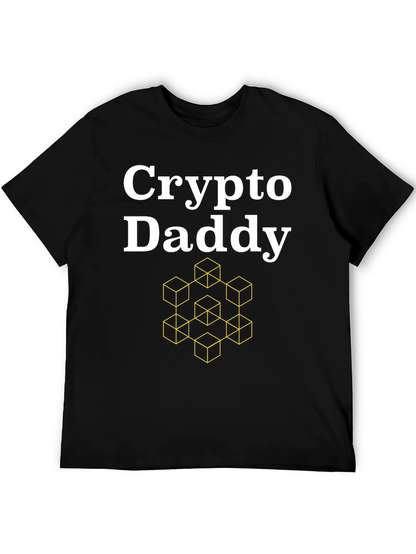 Crypto Daddy Graphic T-Shirt - Black