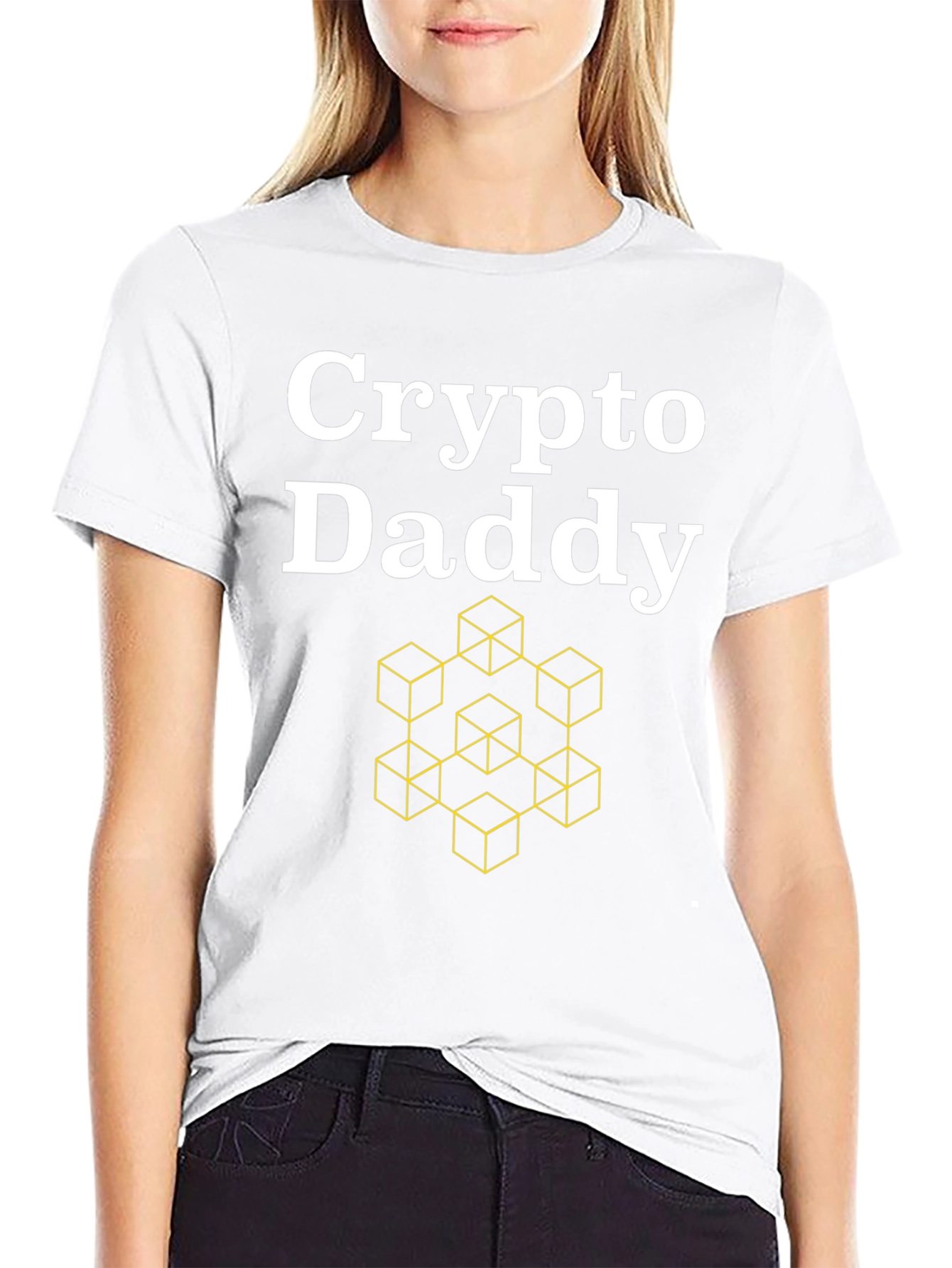 Crypto Daddy Graphic T-Shirt - Black