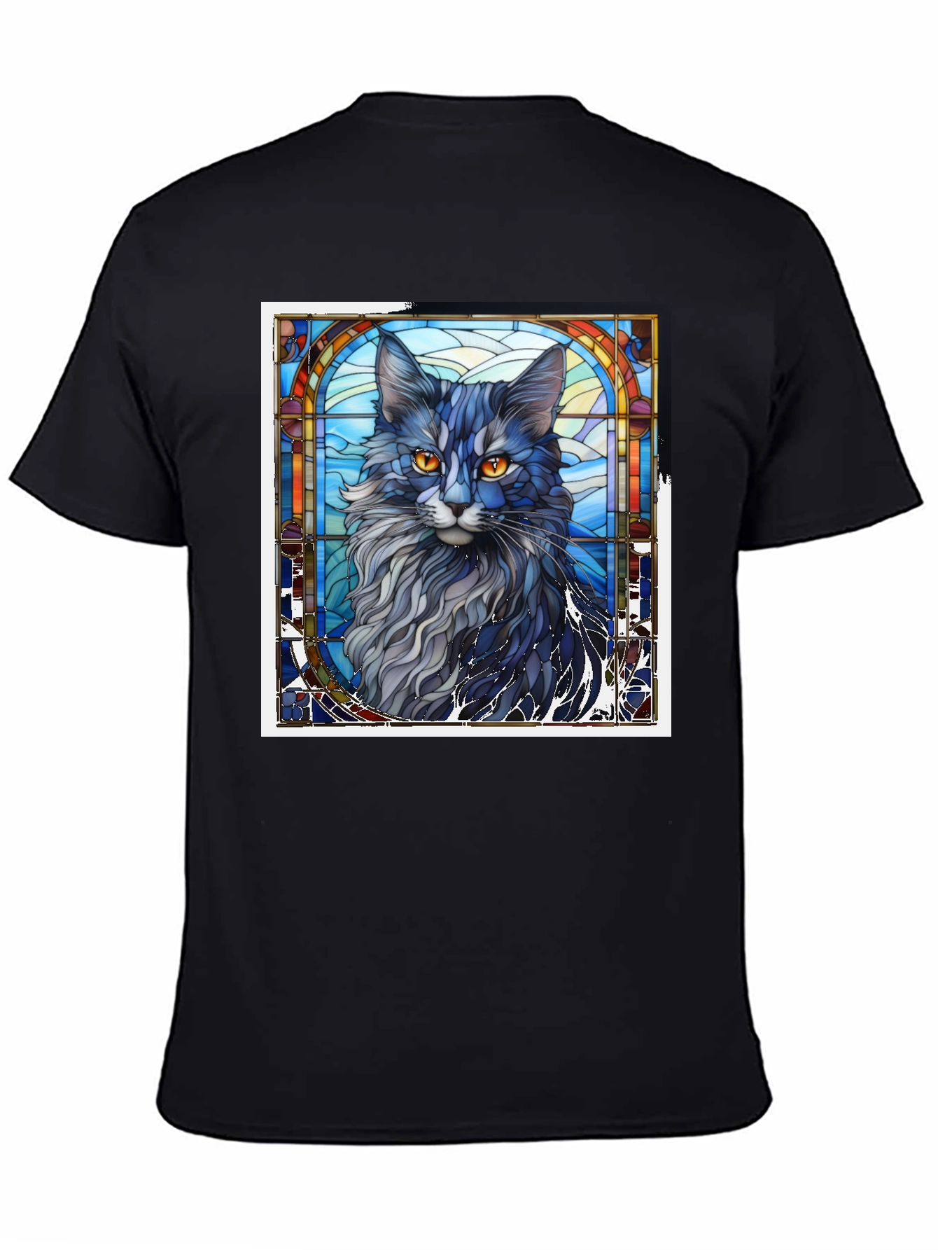 Stained Glass Cat T-Shirt