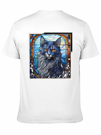 Stained Glass Cat T-Shirt