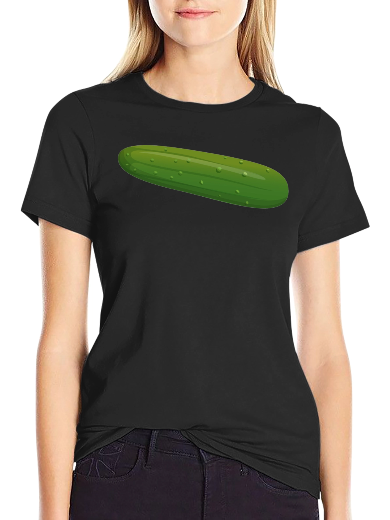 Cucumber Graphic T-Shirt - Novelty Tee