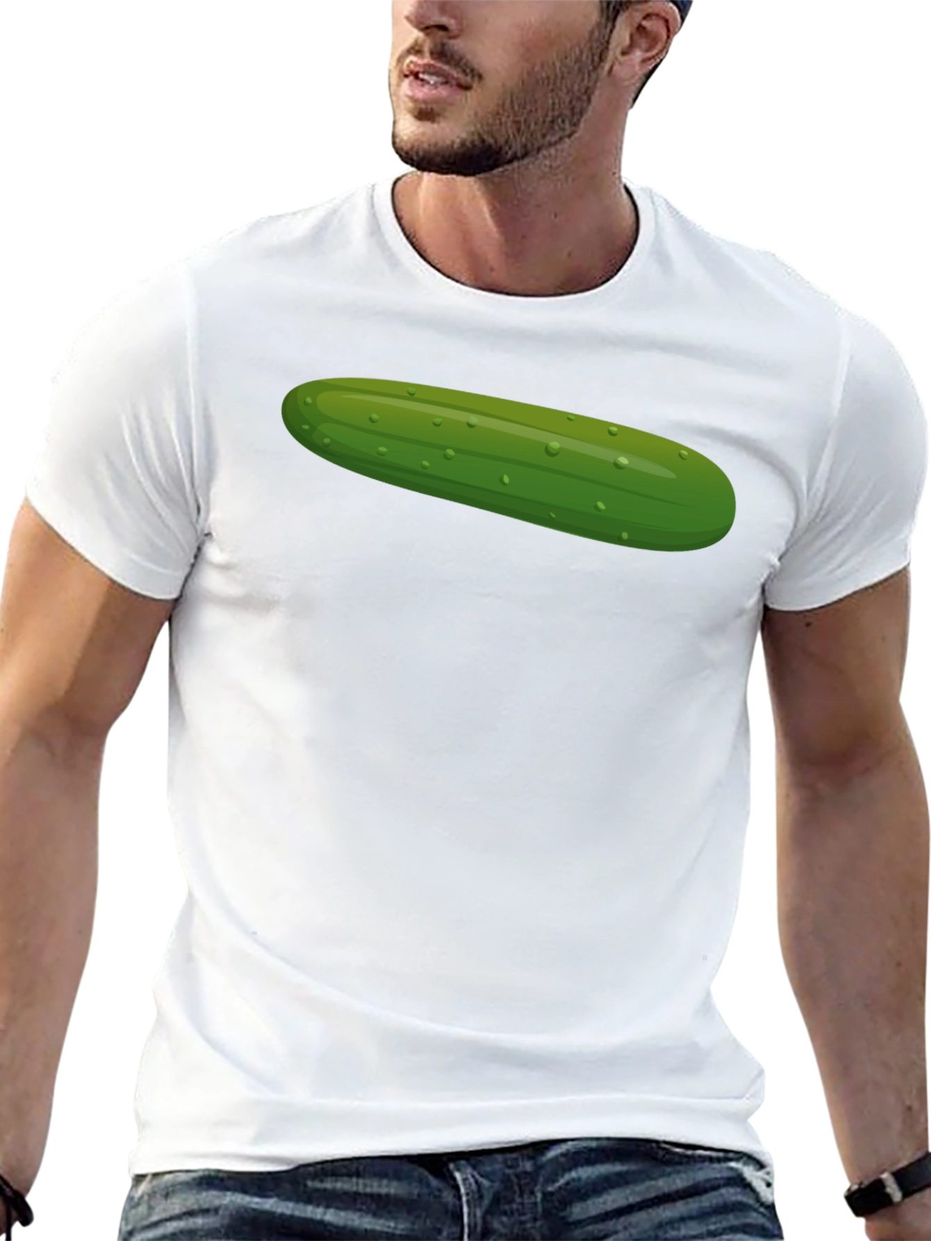 Cucumber Graphic T-Shirt - Novelty Tee
