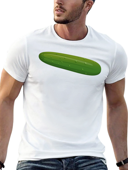 Cucumber Graphic T-Shirt - Novelty Tee