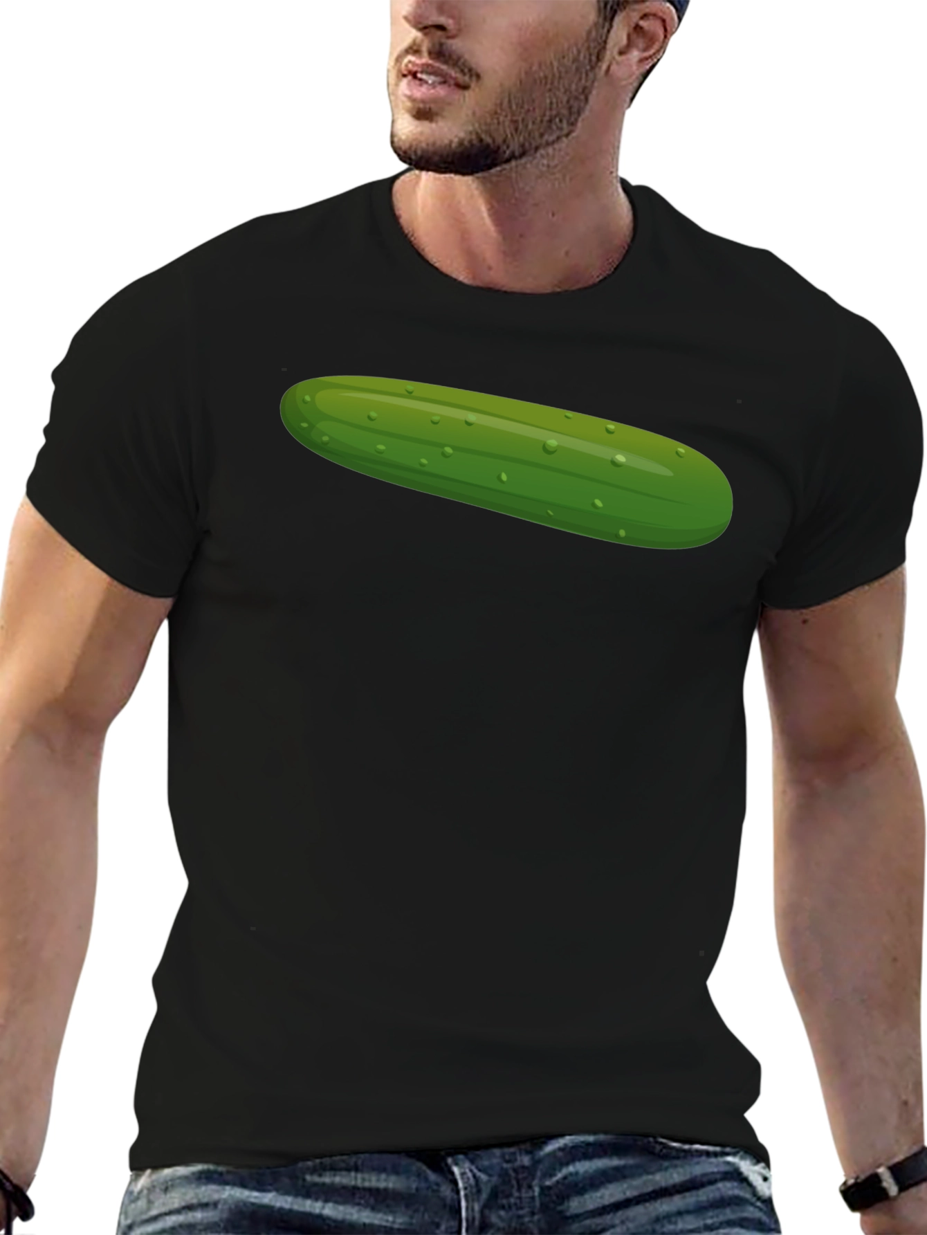 Cucumber Graphic T-Shirt - Novelty Tee