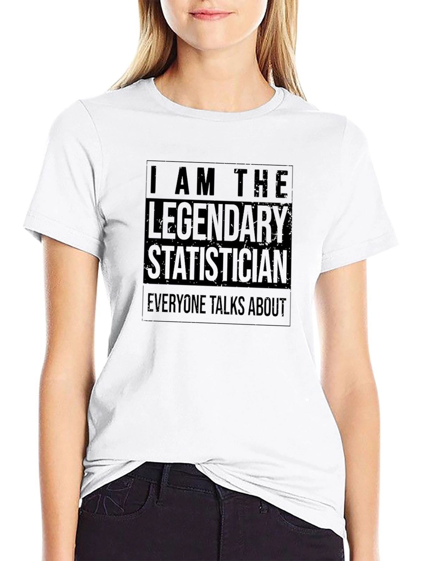 Legendary Statistician T-Shirt - Black