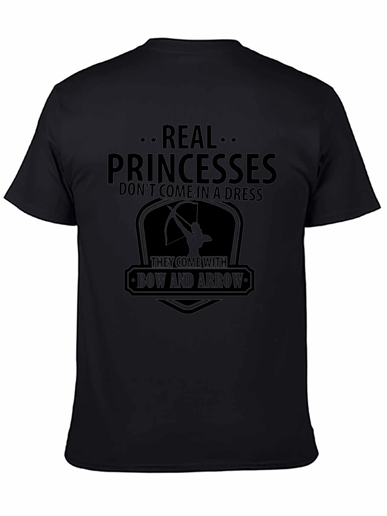 Real Princesses Bow and Arrow Graphic T-Shirt