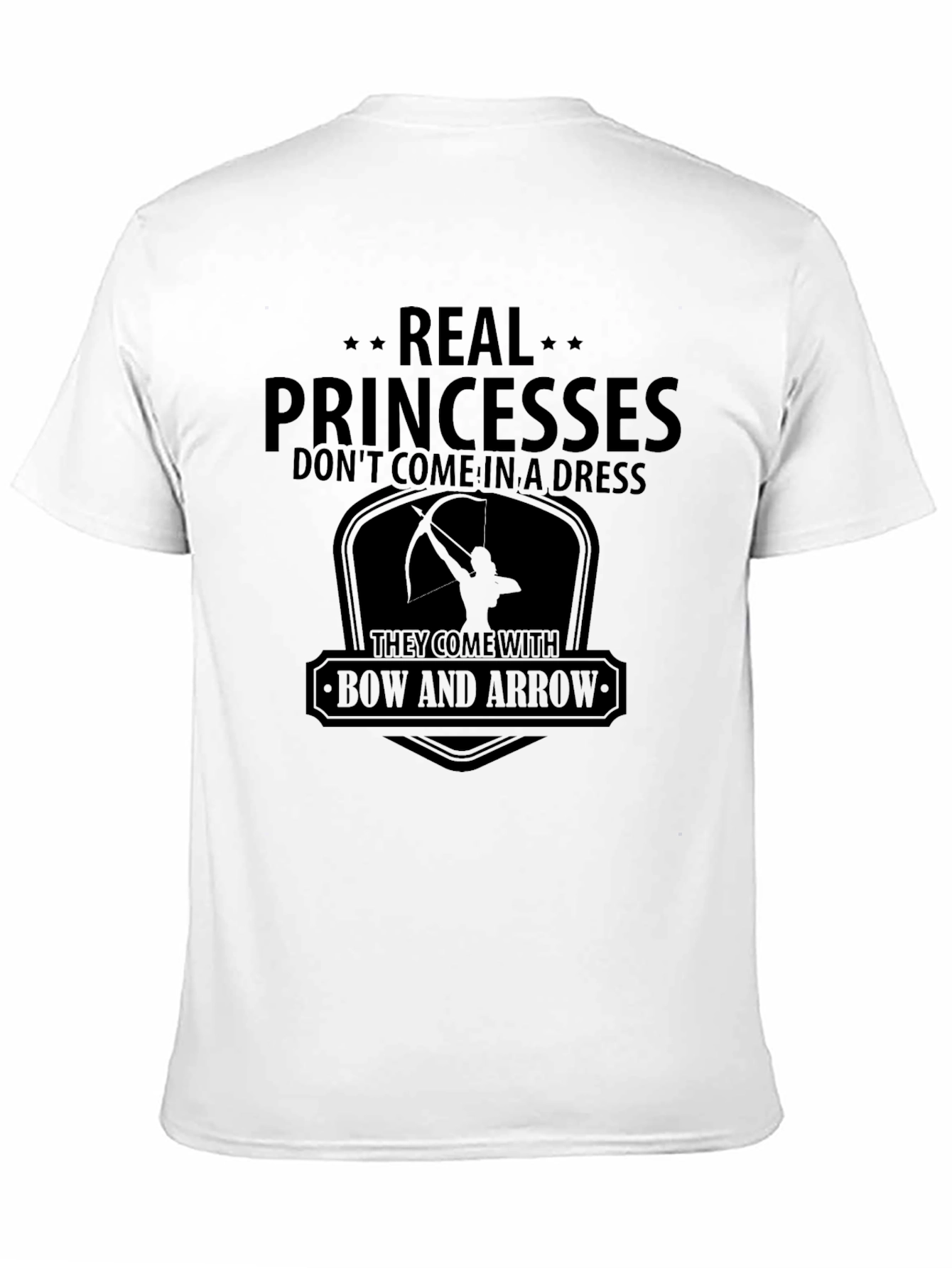 Real Princesses Bow and Arrow Graphic T-Shirt