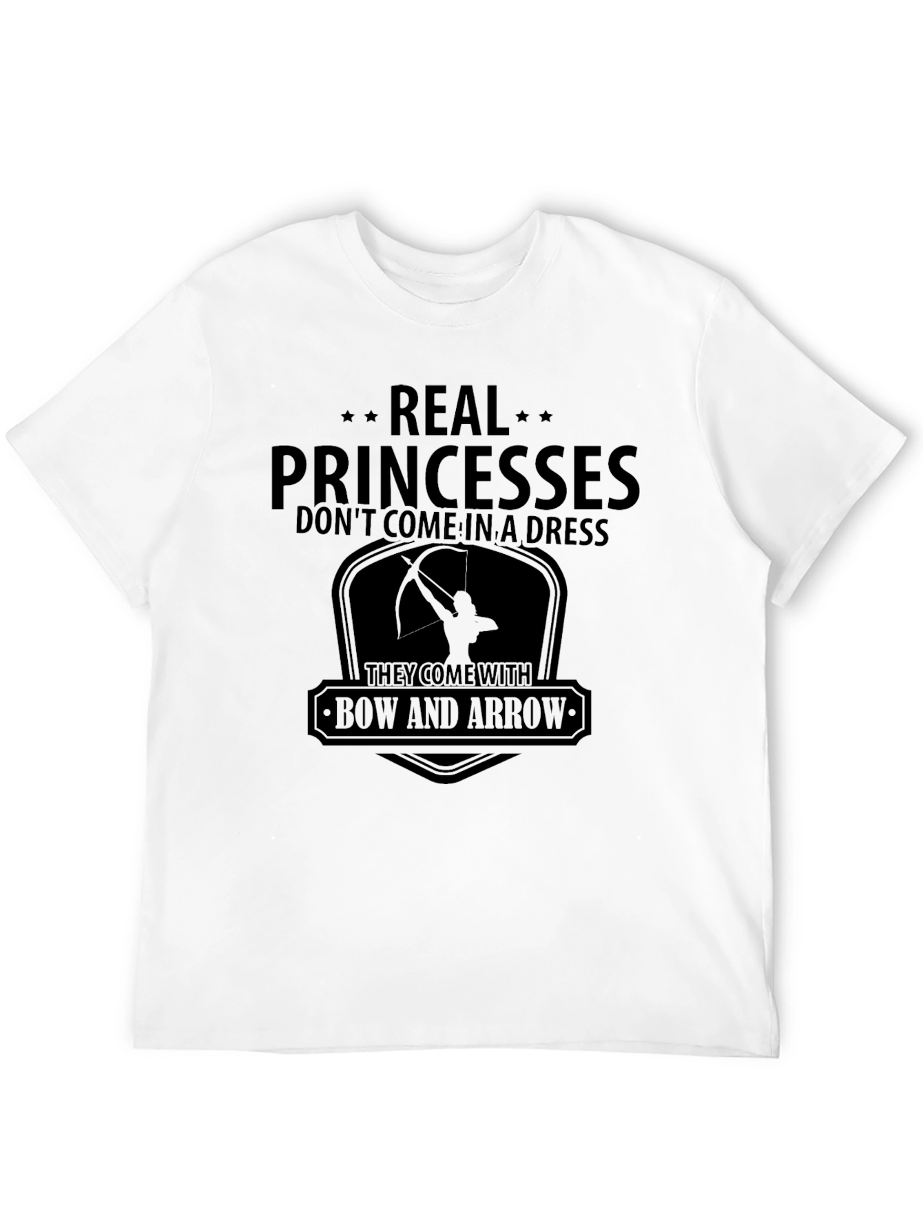 Real Princesses Bow and Arrow Graphic T-Shirt