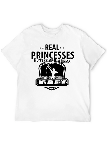 Real Princesses Bow and Arrow Graphic T-Shirt