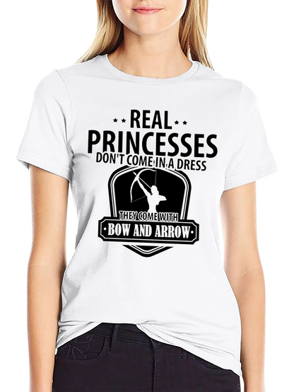 Real Princesses Bow and Arrow Graphic T-Shirt