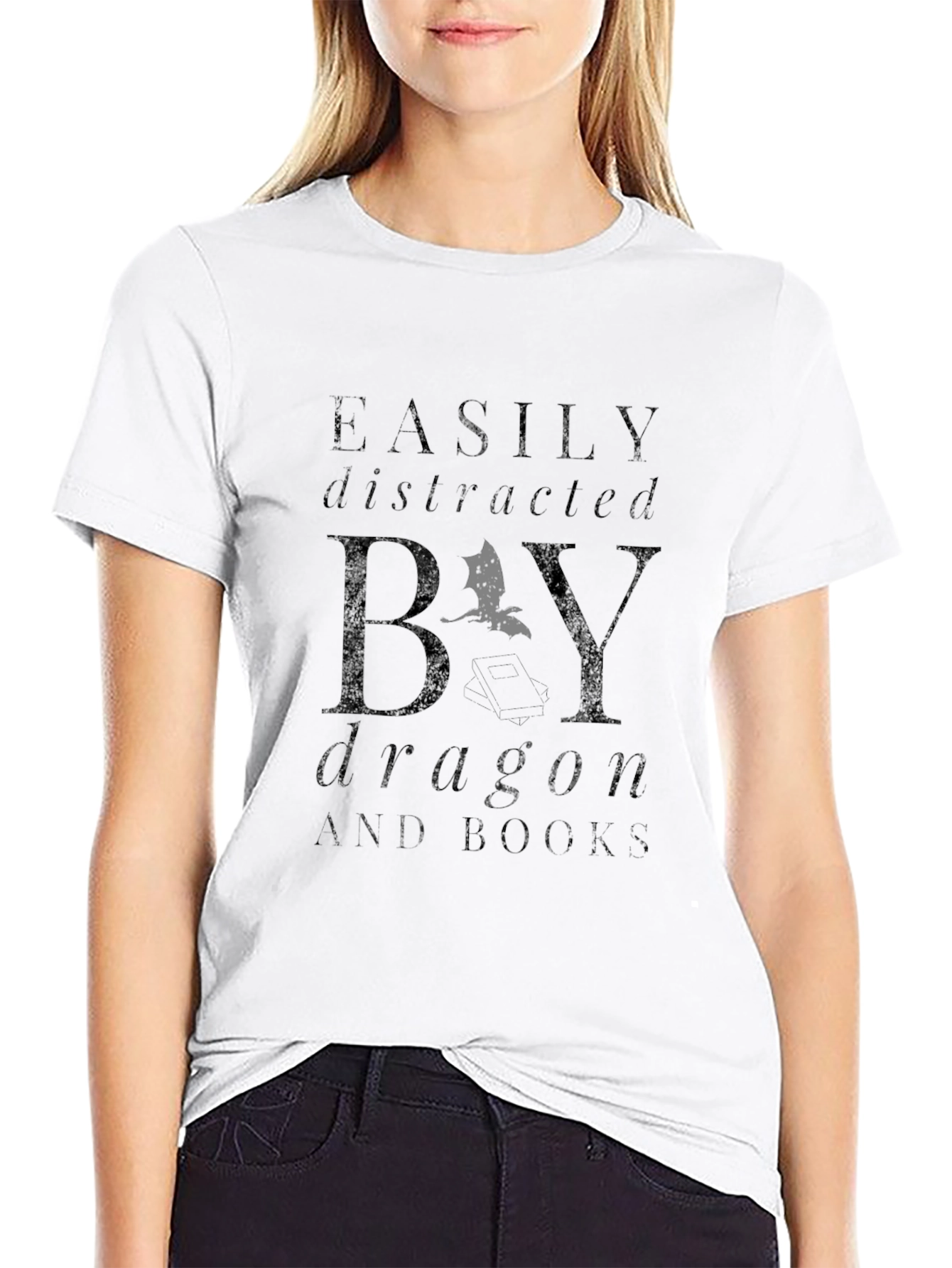 Dragon & Books T-Shirt