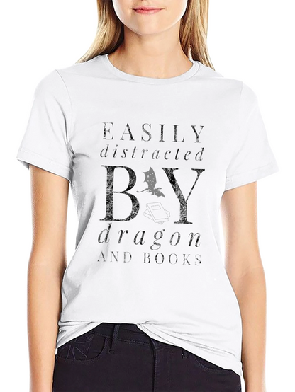 Dragon & Books T-Shirt
