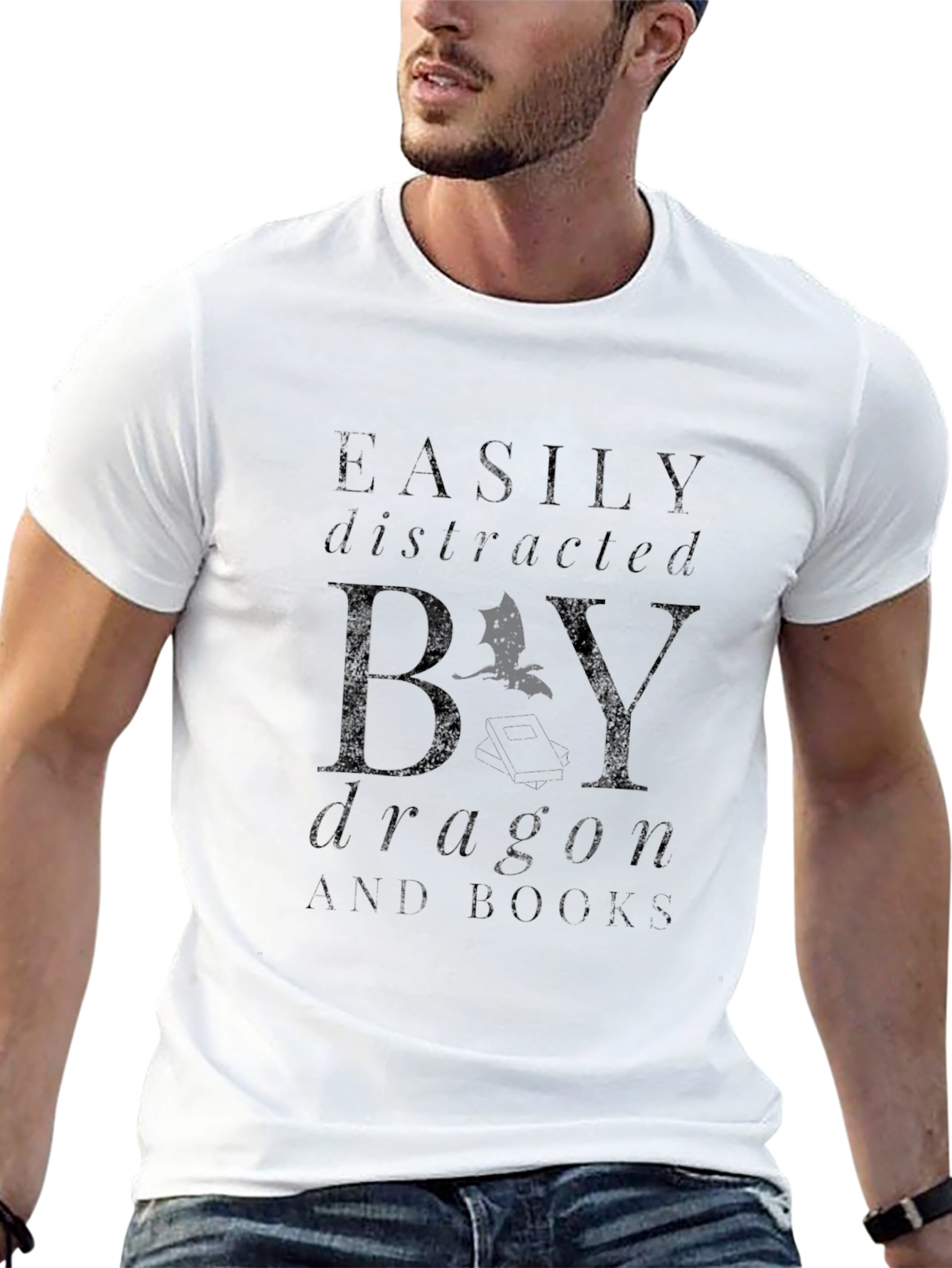 Dragon & Books T-Shirt
