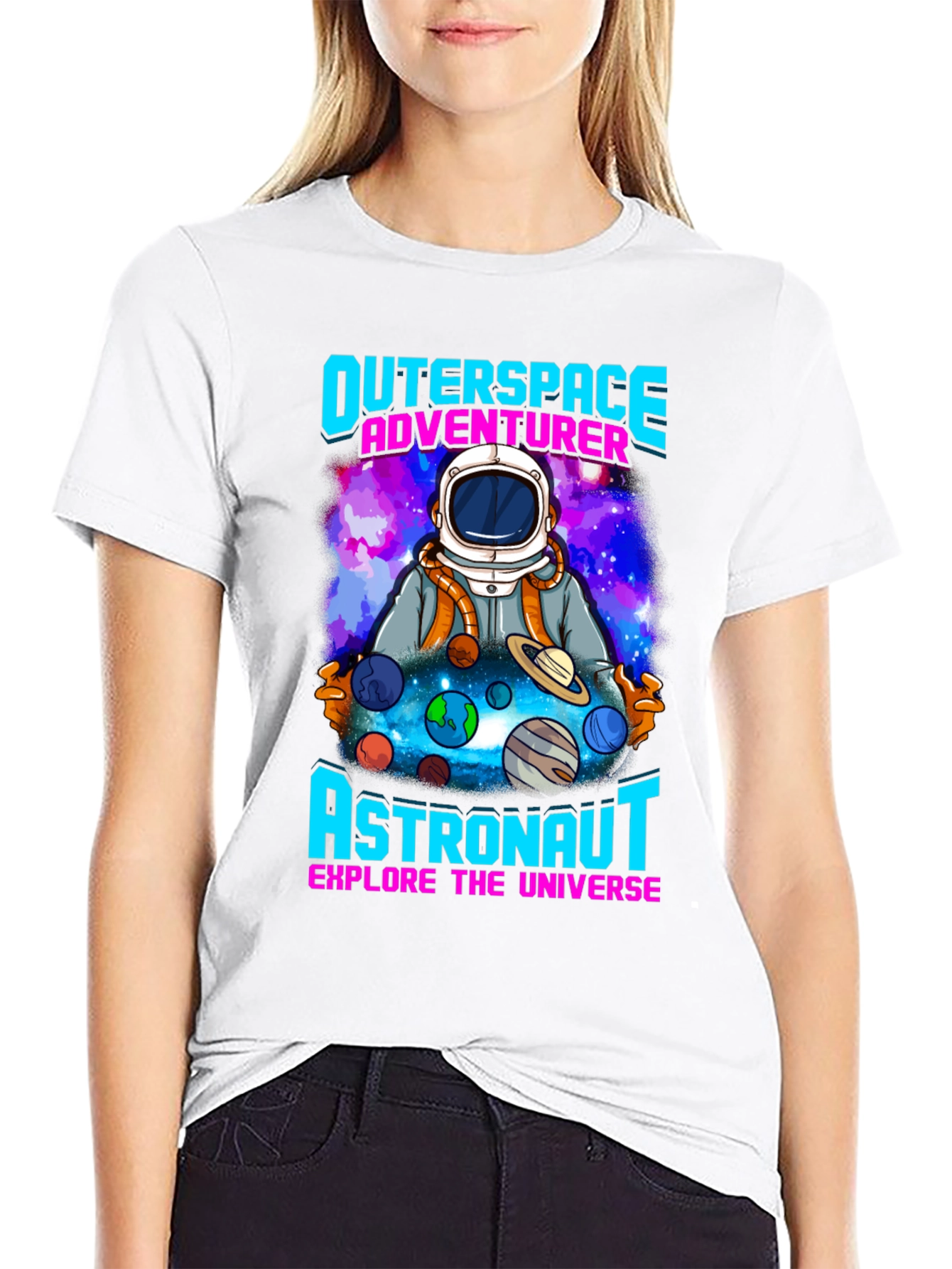 Outer Space Astronaut Adventure T-Shirt