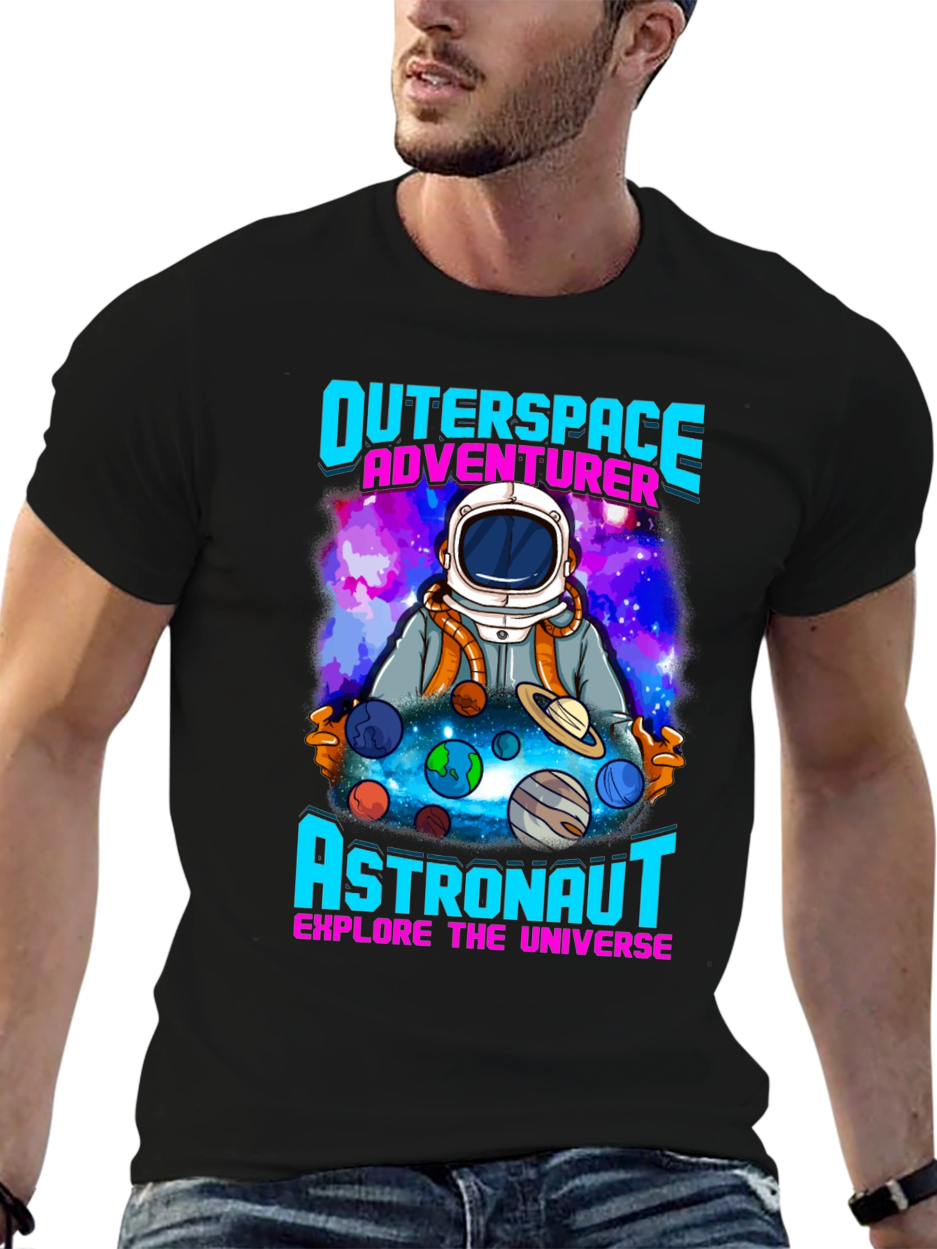 Outer Space Astronaut Adventure T-Shirt