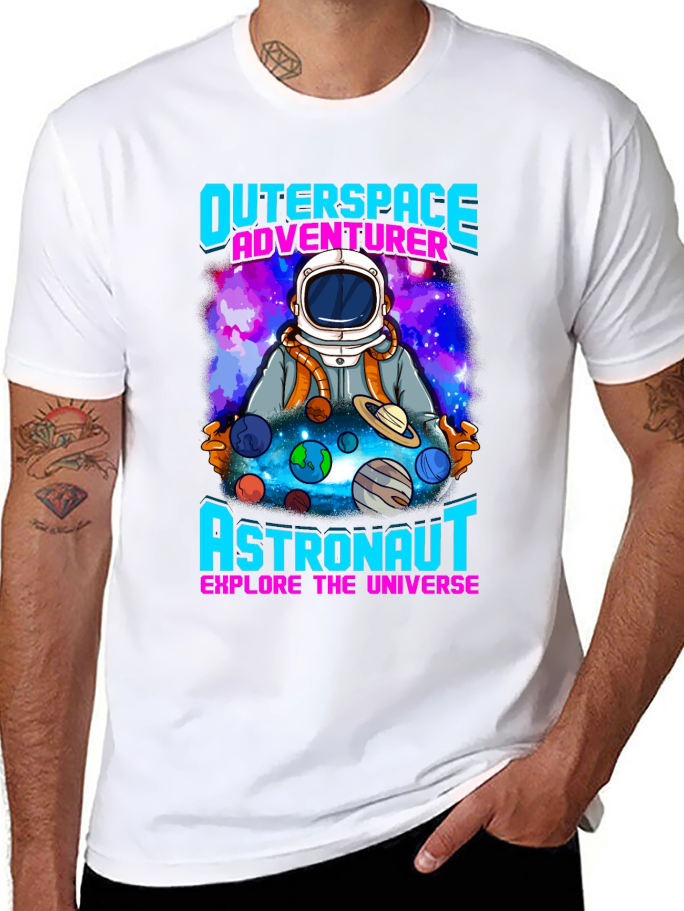 Outer Space Astronaut Adventure T-Shirt