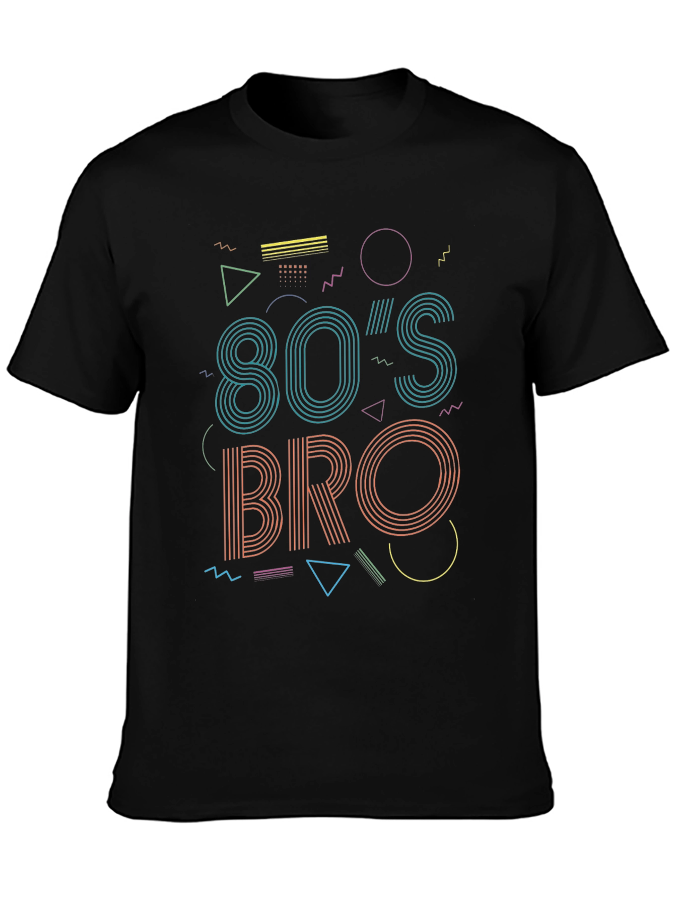 80s Bro Graphic Tee - Retro Style