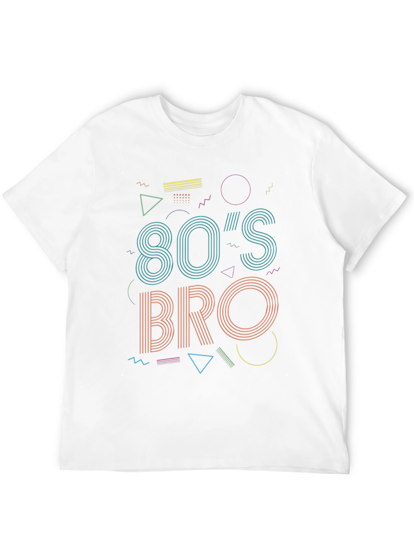 80s Bro Graphic Tee - Retro Style
