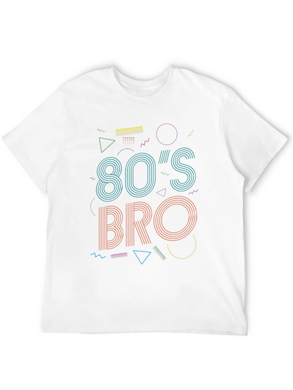 80s Bro Graphic Tee - Retro Style