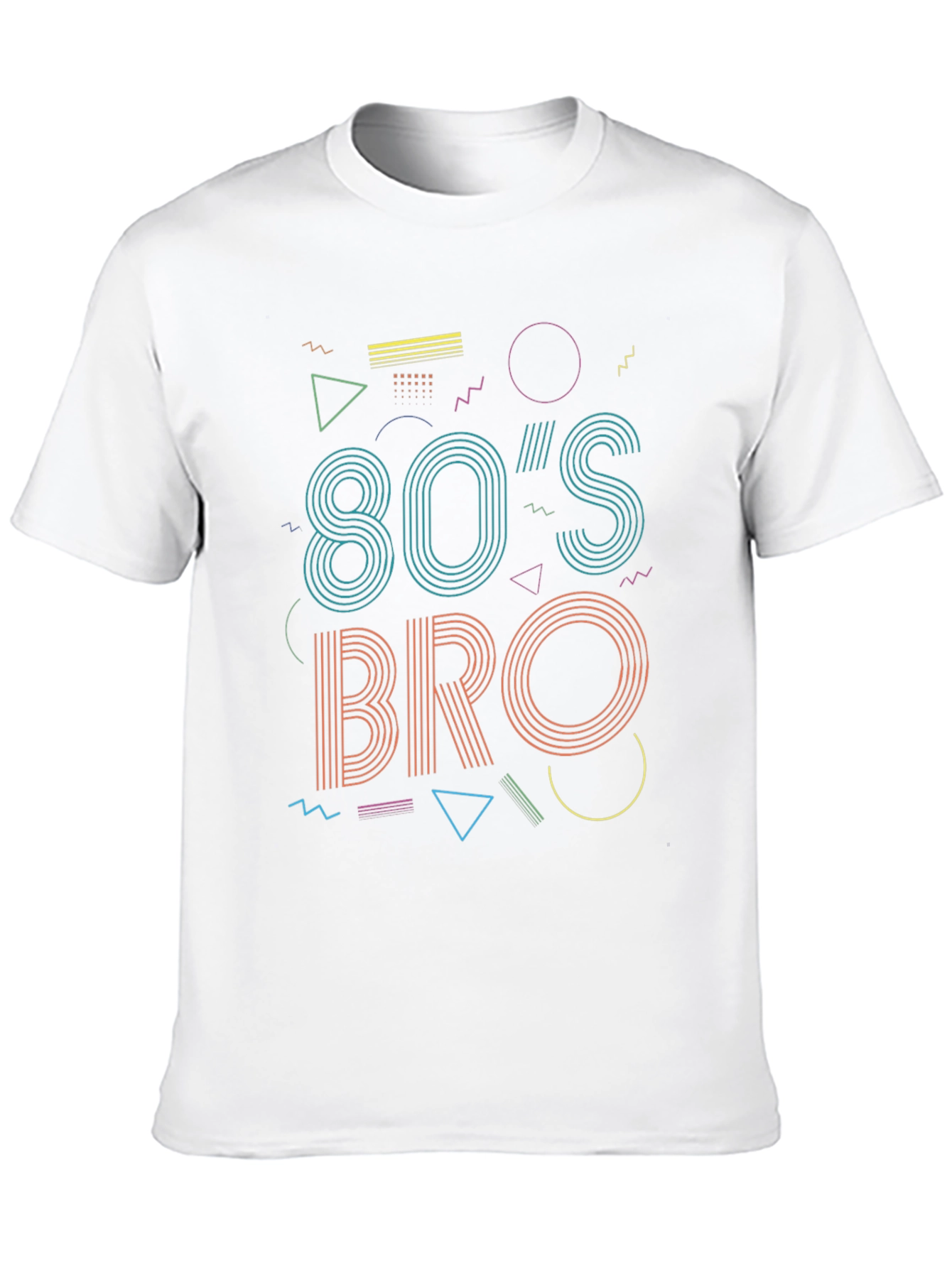 80s Bro Graphic Tee - Retro Style