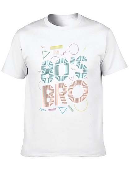 80s Bro Graphic Tee - Retro Style