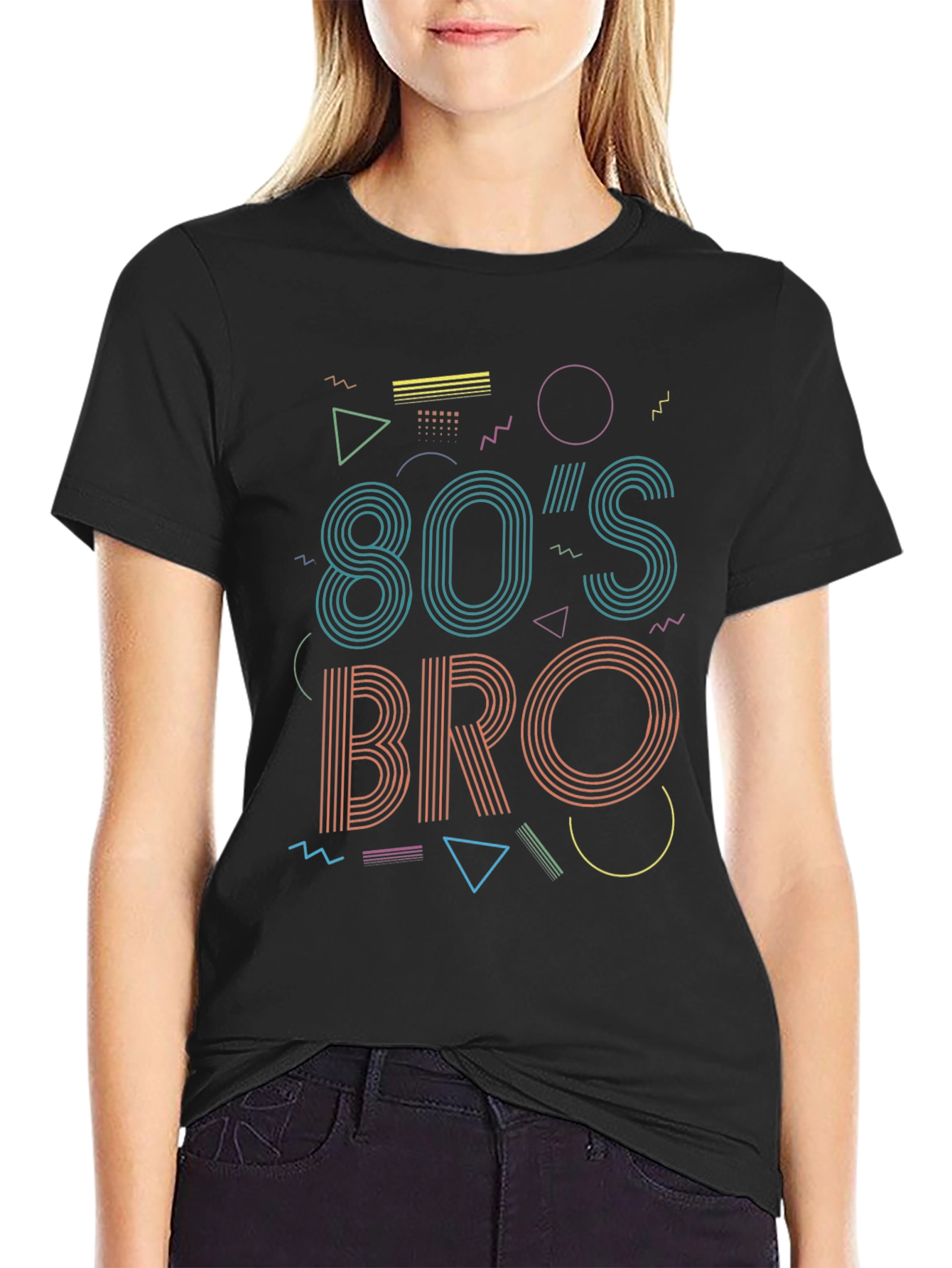 80s Bro Graphic Tee - Retro Style