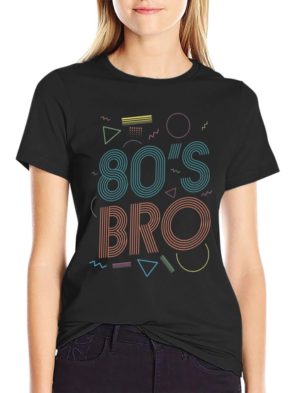 80s Bro Graphic Tee - Retro Style
