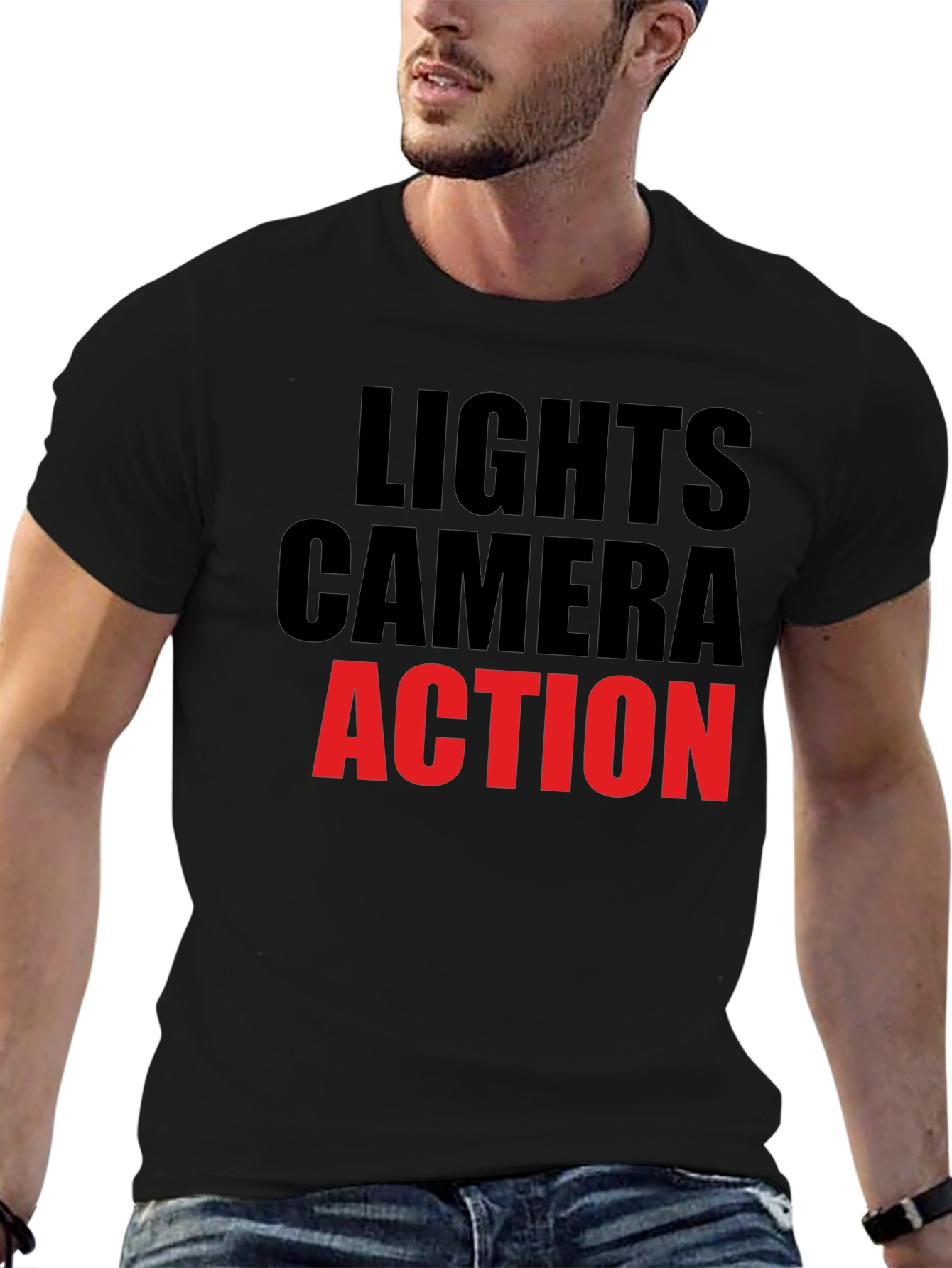 Lights Camera Action Graphic T-Shirt